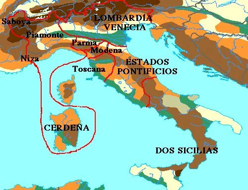 GUERRA  DE PIMONTE CONTRA AUSTRIA