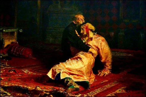 Ivan de Verschrikkelijke en zijn dode zoon (Romantiek)