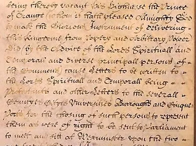 English Bill of Rights is enacted