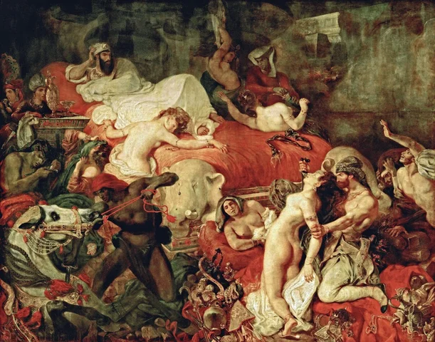 De dood van Sardanapalus (Romantiek)