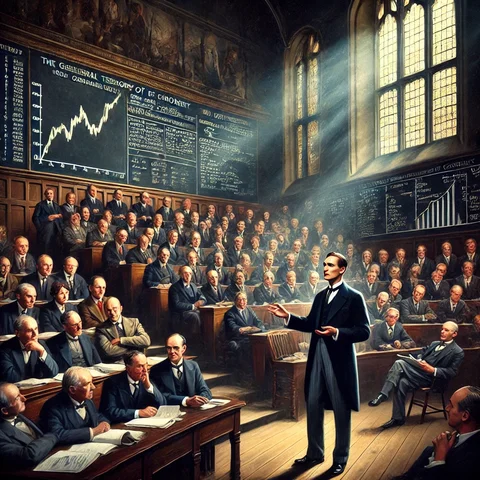 Keynes publica Teoría General del Empleo, el Interés y el Dinero