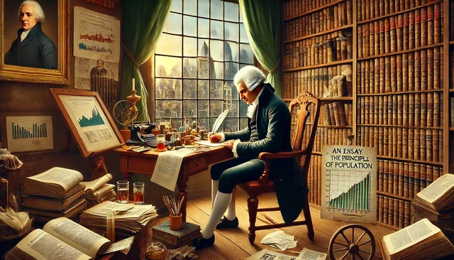 Teoría de la Población (Thomas Malthus, 1798)