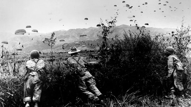 The French lose the Battle of Dien Bien Phu and decide to pull out of Indochina.