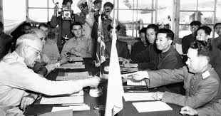 The Korean War ends with a ceasefire and Korea remains divided at the 38th parallel and Stalin, leader of Soviet Union, dies.