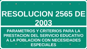 Resolución 2565 en Colombia