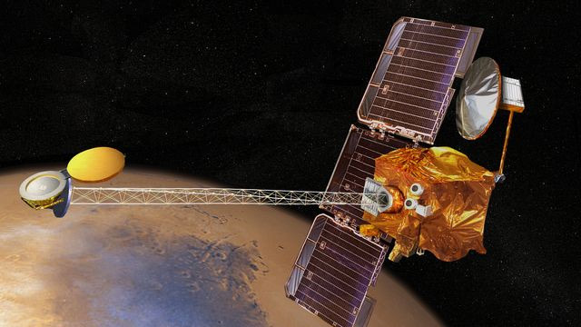 Mars odyssey is launched