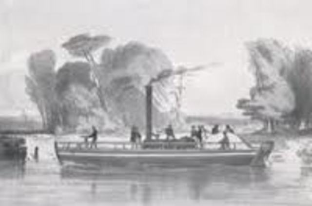 William Symington Develops "Practical Steamboat"
