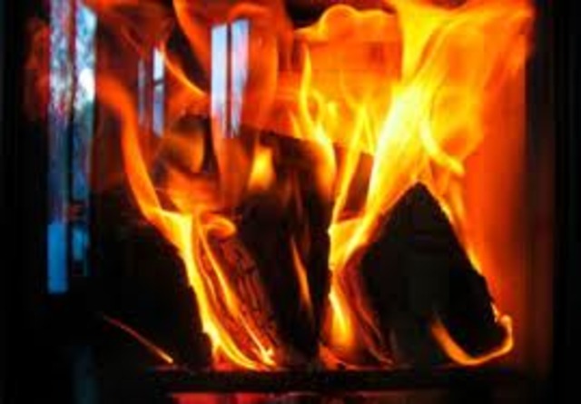 Wood was burned as fuel