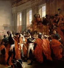 Napoleon launches a Coup d’Etat on the weak & corrupt Directory.