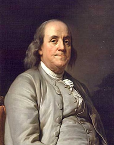 Benjamin Franklin discovers elecrticity