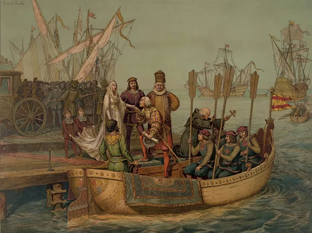 Christopher Columbus first voyage Spain
