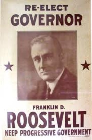 FDR is elected Governor of NY