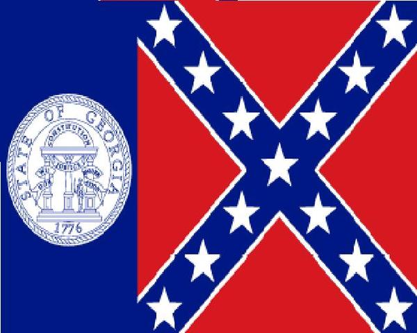 Change to the Georgia flag in 1956