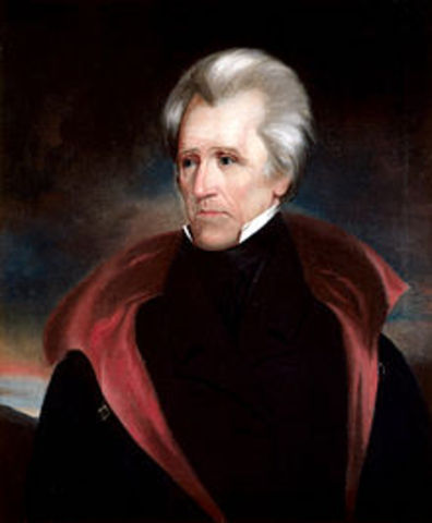 Andrew Jackson is born to Andrew and Elizabeth Hutchinson Jackson