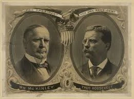 Theodore Roosevelt Named President when McKinley is assassinated