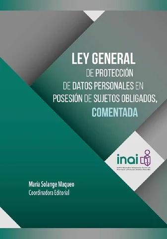 Ley General de Protección de Datos Personales en Posesión de Sujetos Obligados.
