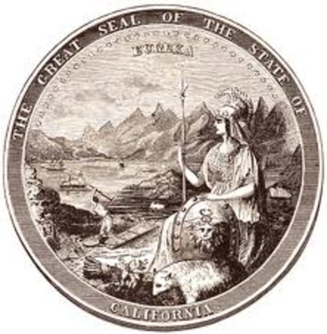 California applies for statehood.