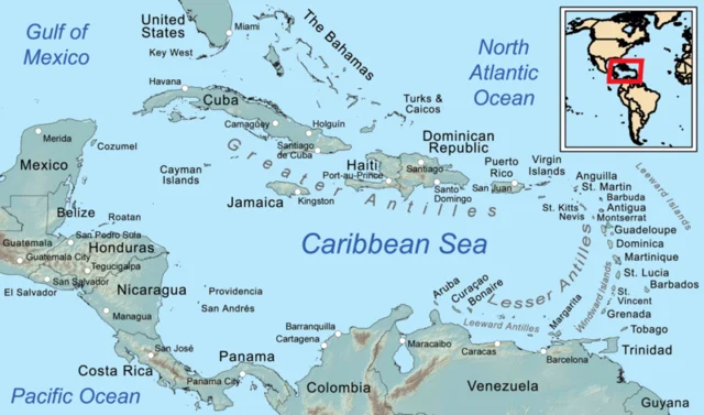 discovering the caribbean (Spain)