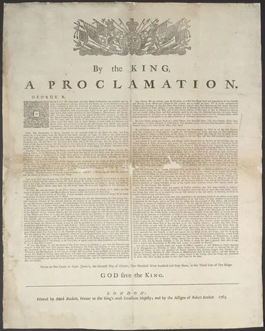 Royal Proclamation