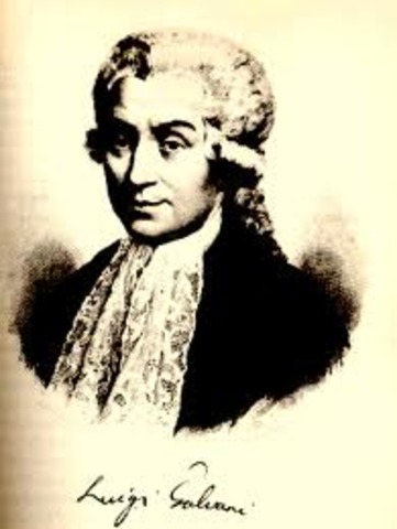 Luigi Galvani discovered bioelectricity