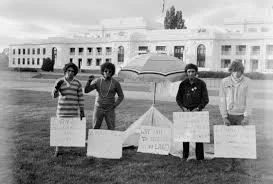 Aboriginal tent embassy set up in Camberra