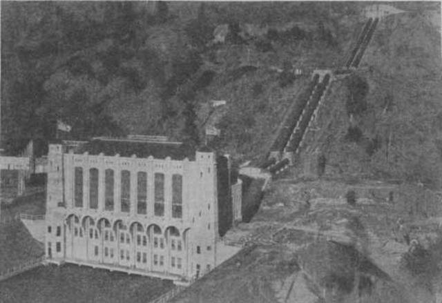 San Bernardino, Ca., first hydroelectric plant in the west.