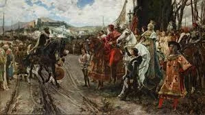 Entrega de llaves a los Reyes Católicos