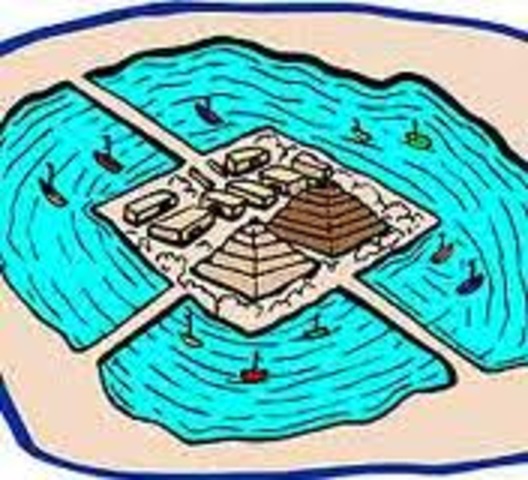 Llegada a Chapultepec de los Aztecas