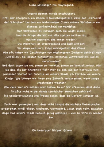 Flugblatt