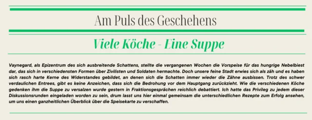 Am Puls des Geschehens KW 9
