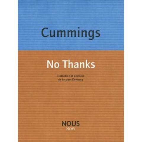 He published "No Thanks".