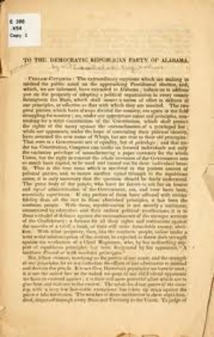 Beginning of Democratic- Republican Party