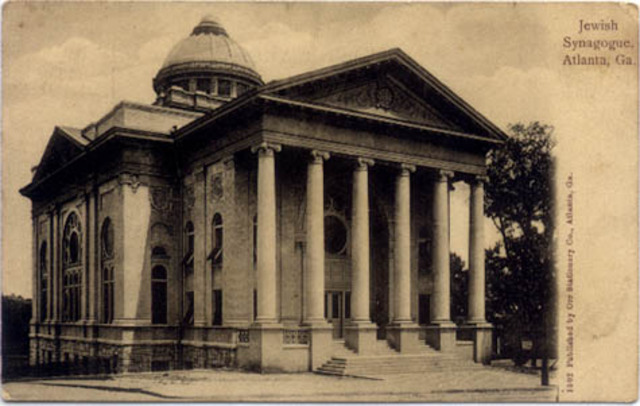 Hebrew Benevolent Congregation in ATL bombed