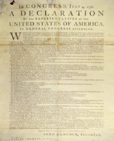 The Declaration of Independance