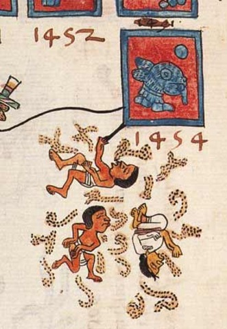 a 1454 d.C. La gran hambruna de México-Tenochtitlan.
