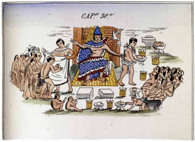 Muerte de Moctezuma I, ascenso de Axayácatl.