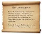 Ratification of the 13th amendment