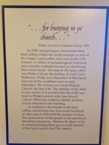 "... For burying in ye church..."