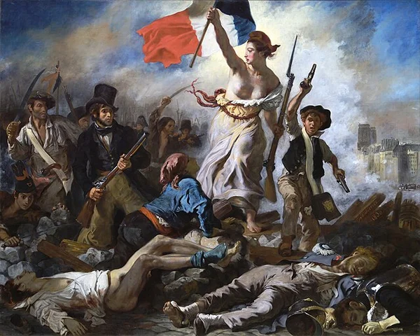 Eugène Delacroix – “La Libertà che guida il popolo”