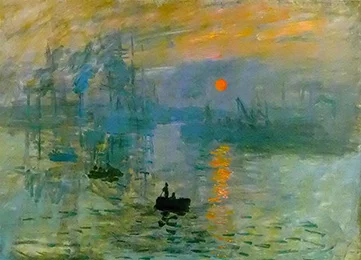1872 - Impressione , sole nascente - Claude Monet
