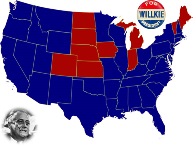 Roosevelt re-elected