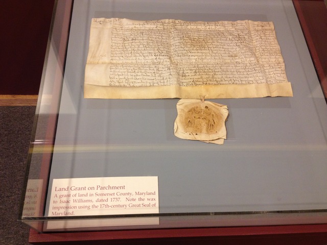 Land Grant on Parchment