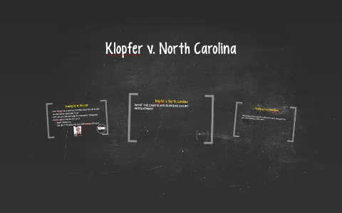 Klopfer v. North Carolina