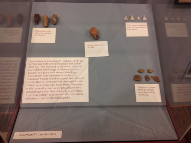 Yaocomico Indian Artifacts