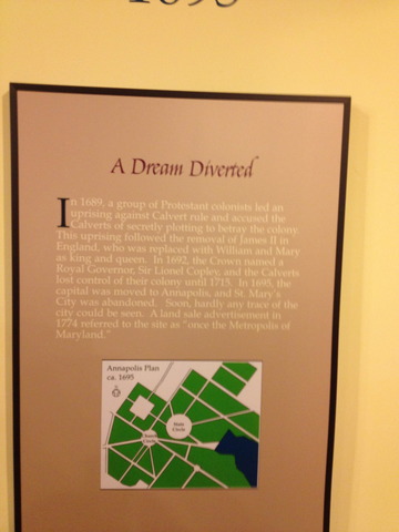 Capital of Maryland Moved to Annapolis