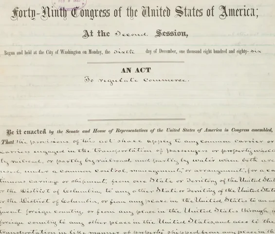 Interstate Commerce Act