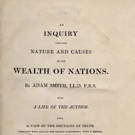 Adam Smith publishes "Wealth of Nations"
