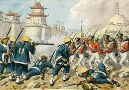CHINA inicio la guerra del opio con GRAN BRETAÑA