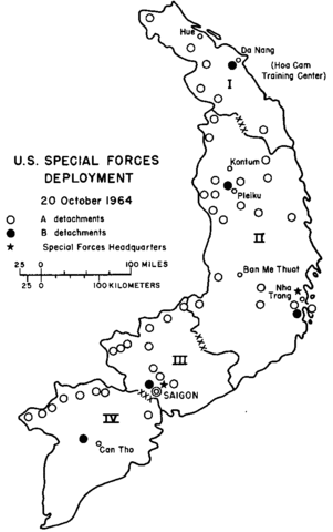 U.S. Special Forces first arrive to begin training ARVN soldiers