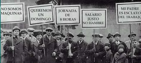 RADICALIZACIÓN MOVIMIENTO OBRERO